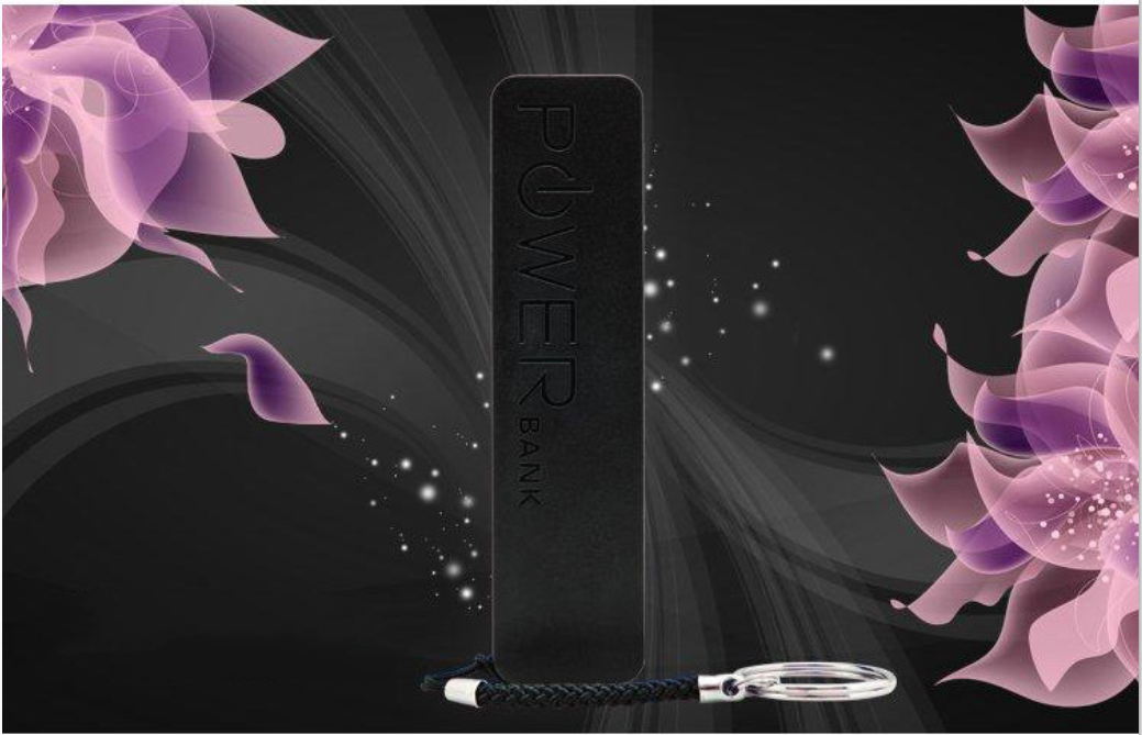 Creative Gifts Wholesale Custom Made Single Lipstick Mobile Power 18650 Single Perfume Charging Plastic Square Tube