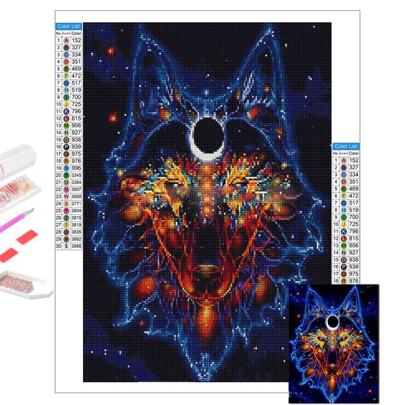 Household Animal Lion DIY Diamond Cross Stitch