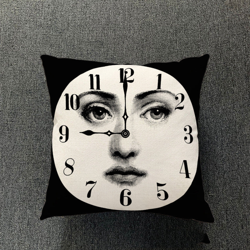 Simple Living Room Cotton And Linen Pillowcase
