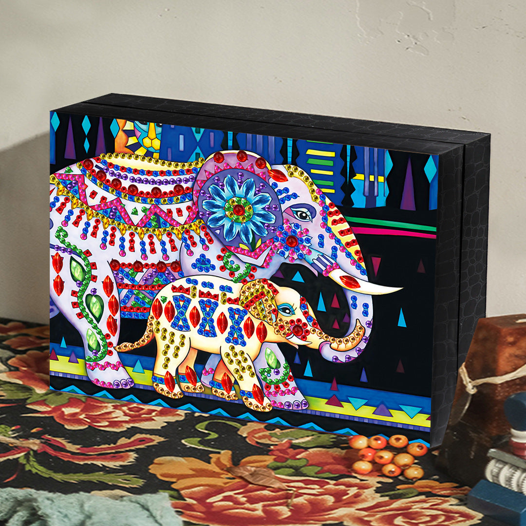 Creative 5d Diamond Painting Jewelry Box DIY