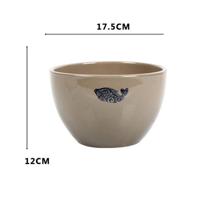Chicken Ceramic Container Tableware Hot Pot Seasoning Basin