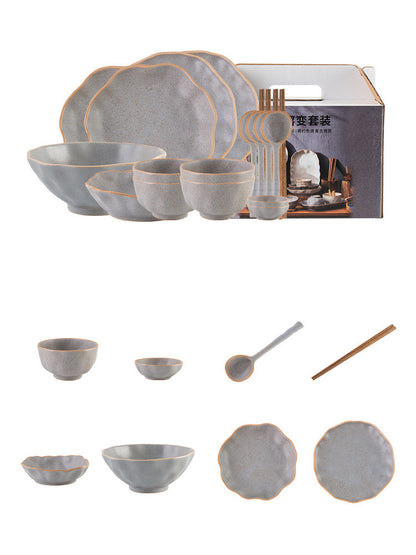 New Creative Luxury Dishes Set High Sense Of Home Use