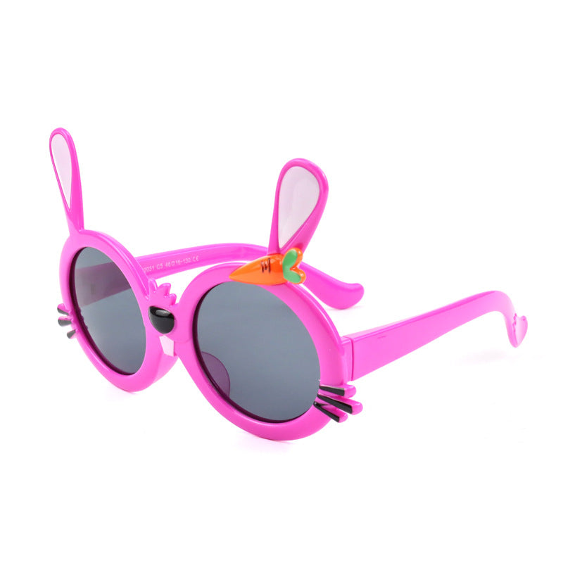 Children Glasses Silicone Cute Bunny Cartoon