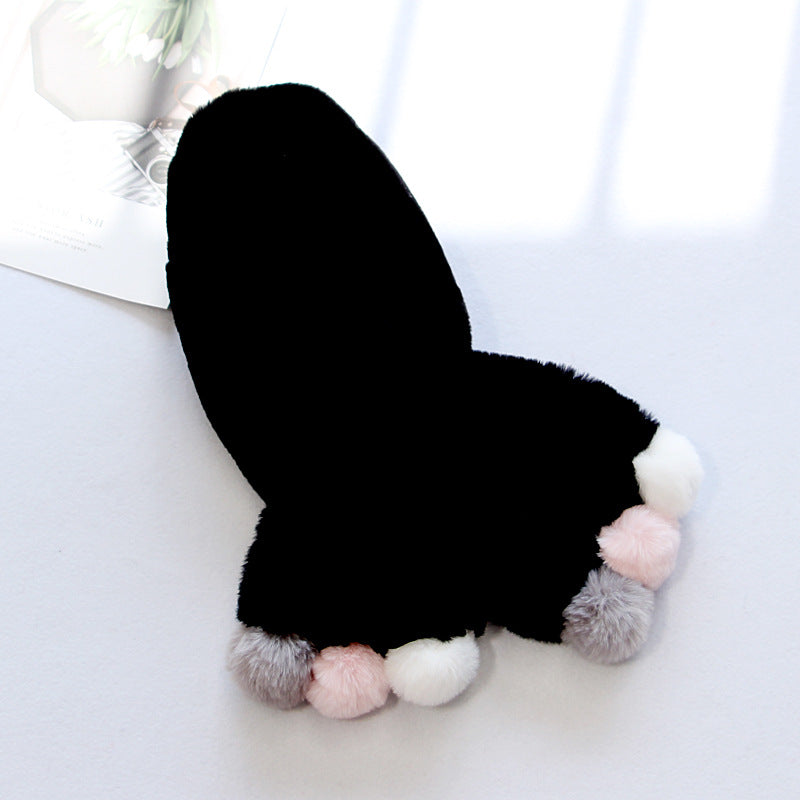 All-match Thick Warmth Solid Color Children's Scarf