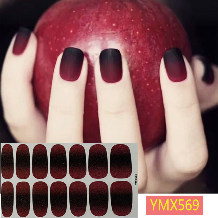 Net Red Nail Stickers Sports Style Trend Pepsi Logo