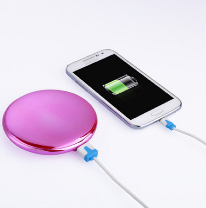 New fashion beauty makeup mirror power bank
