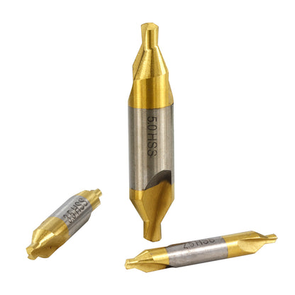 High speed steel center drill set