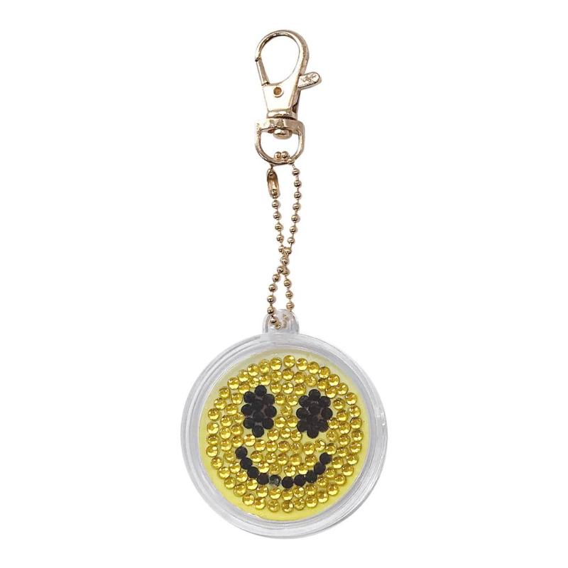 Emoticon bag diamond painting keychain DIY