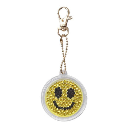 Emoticon bag diamond painting keychain DIY