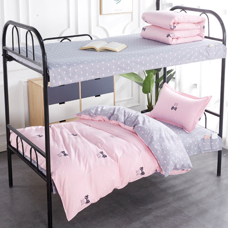 Student dormitory cotton non-slip three-piece suit
