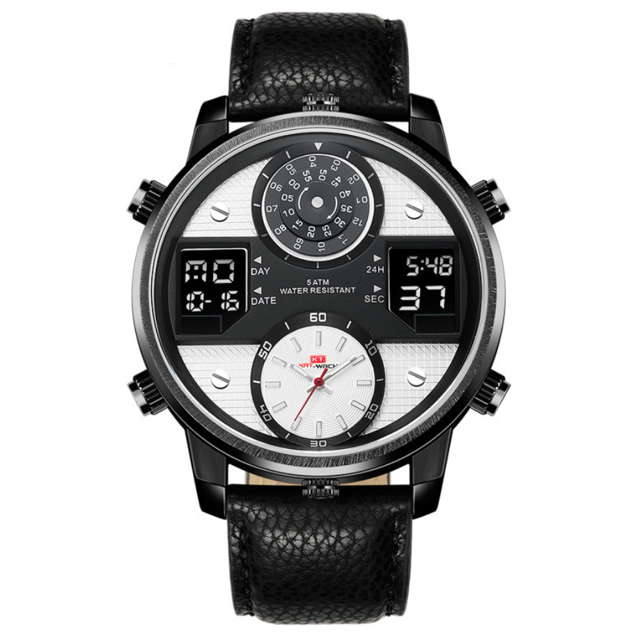 Double display electronic multifunctional quartz
