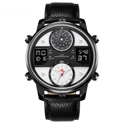 Double display electronic multifunctional quartz