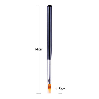 Black double gradient pen