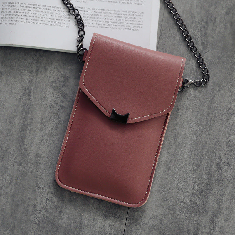 Diagonal mobile phone bag