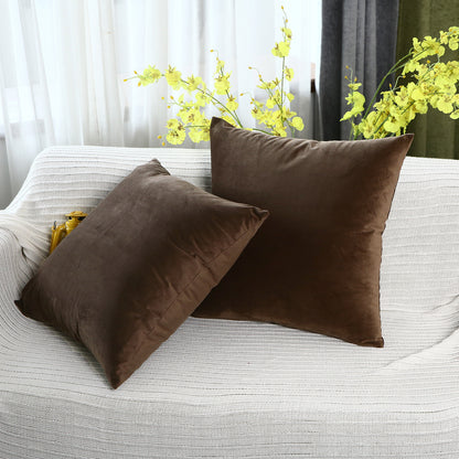 Velvet Solid Color Super Soft Sofa Cushion Children's Room Decoration