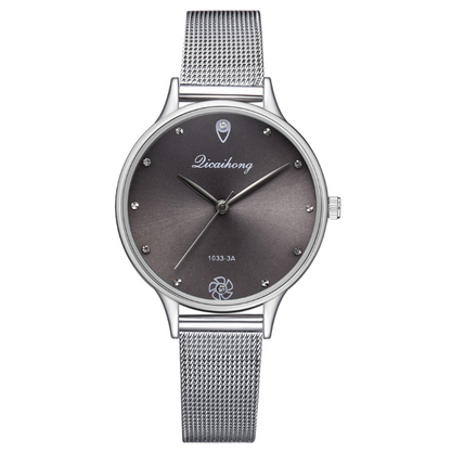 Green dial bracelet quartz watch fashion creative high-grade diamond scale watch