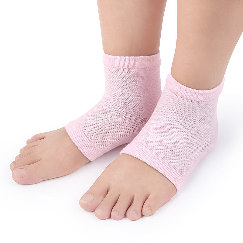 Mesh gel anti-drying heel socks heel protection socks socks men and women after socks socks breathable sweat spot