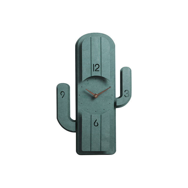 Nordic Wooden Clock Wall Clock Living Room Personality Creativity