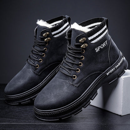 Plush Martin boots