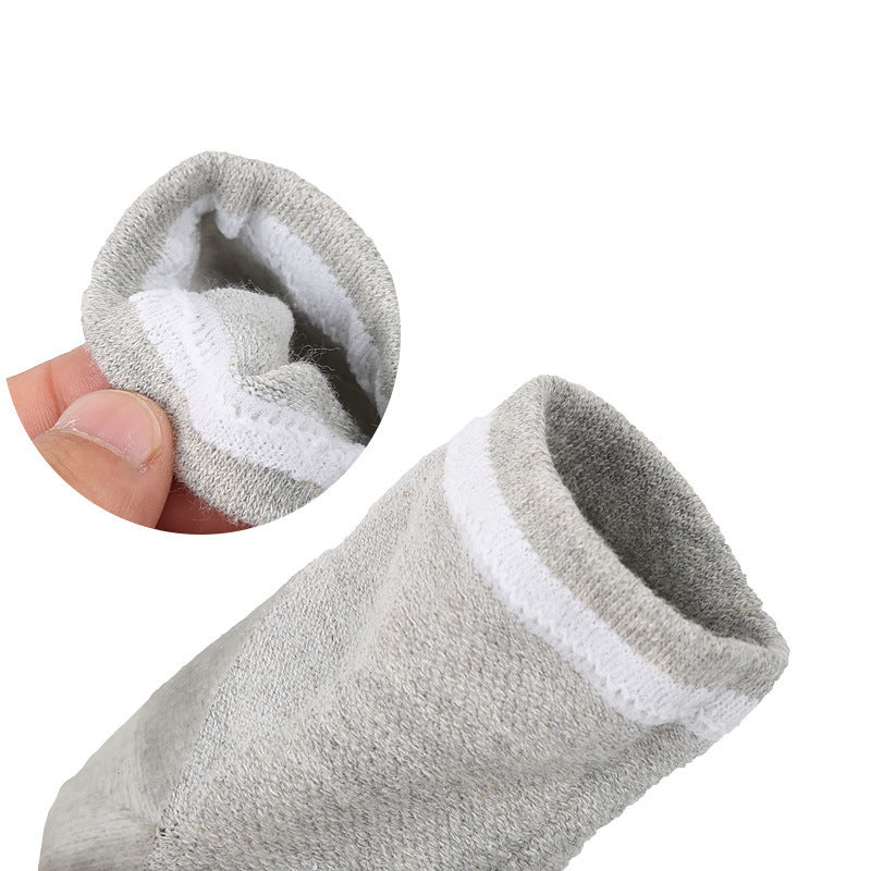 Mesh gel anti-drying heel socks heel protection socks socks men and women after socks socks breathable sweat spot