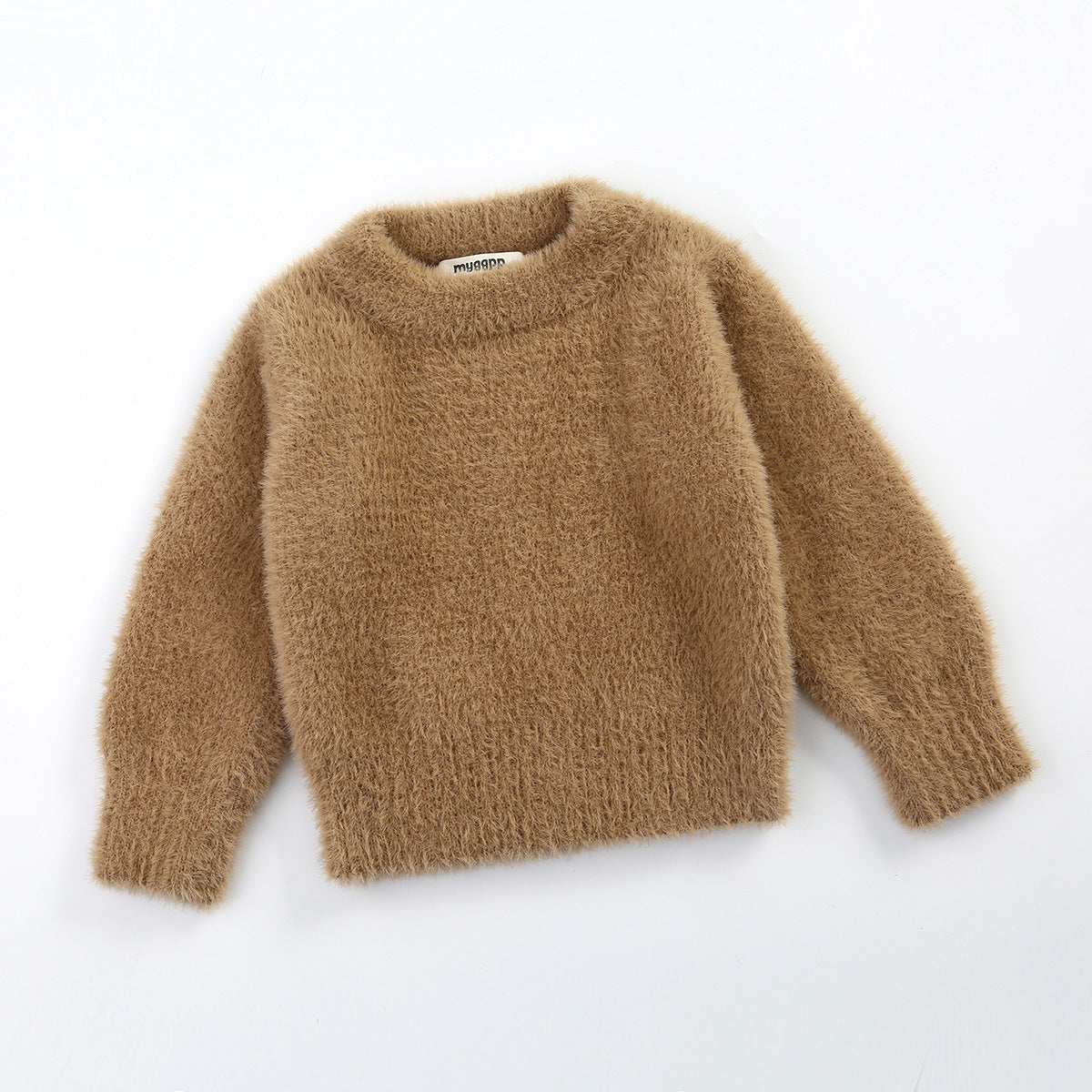 Imitation otter pullover sweater