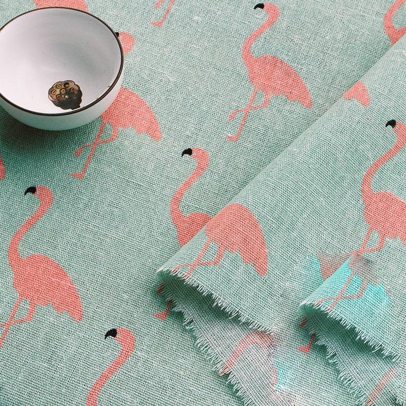 Ins linen fabric tablecloth curtain flower cloth