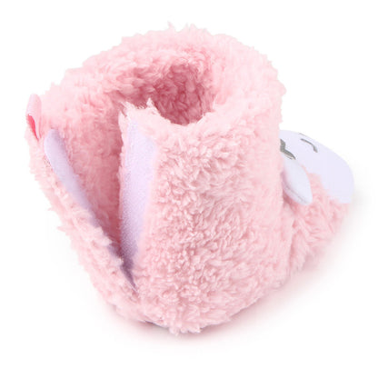 Coral velvet lamb winter boots baby toddler shoes