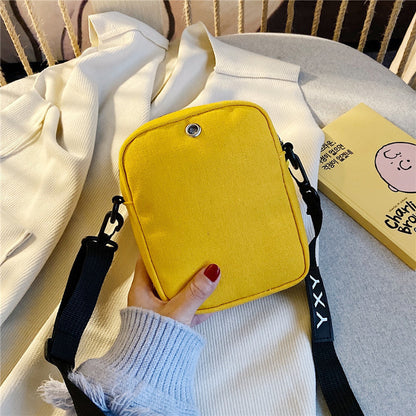 Canvas messenger bag