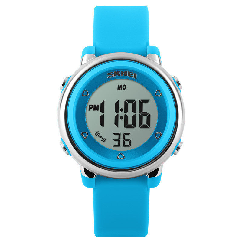 led light waterproof electronic watch