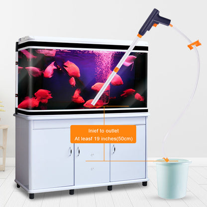 Fish Tank Water Changer Water Change Pipe Pumping Water Washing Sand Toilet