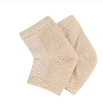 Mesh gel anti-drying heel socks heel protection socks socks men and women after socks socks breathable sweat spot