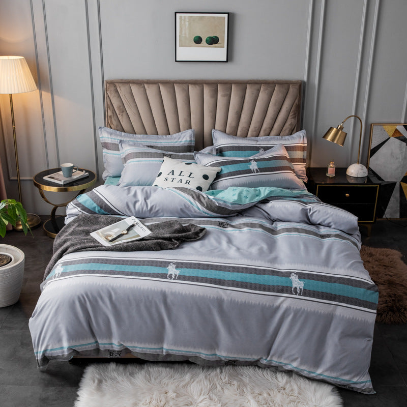 Four piece set of pure cotton wool