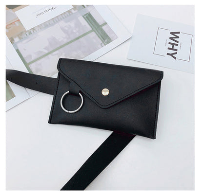 Shoulder Messenger Bag Triangle Large Belt Belt Envelope Bag Pocket Mini Chest Bag
