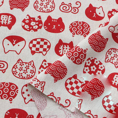 Ins linen fabric tablecloth curtain flower cloth