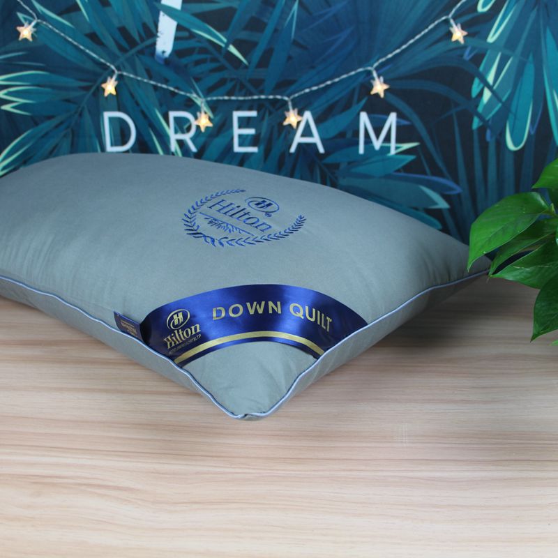 Hotel embroidered pillow