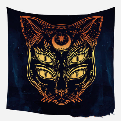 European medieval decorative hanging cloth