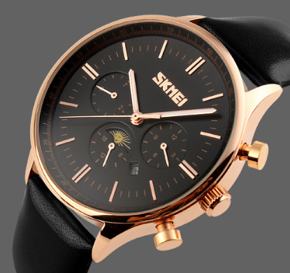 Waterproof quartz watch