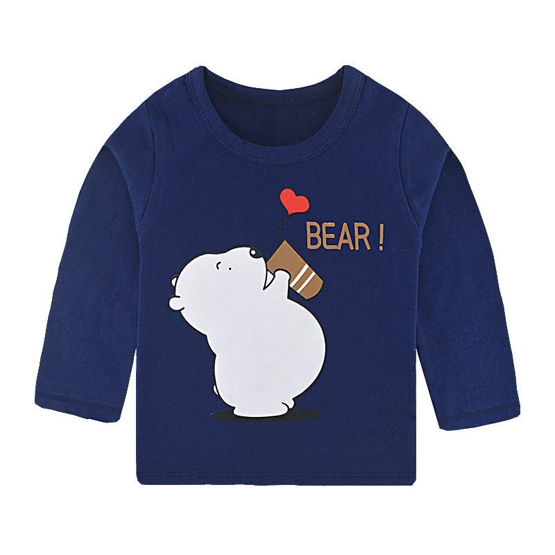 Cartoon cotton children's top
