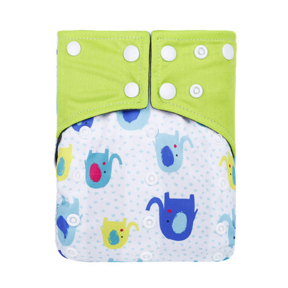 Baby Washable Bamboo Charcoal Cloth Diaper Pants Digital Printing