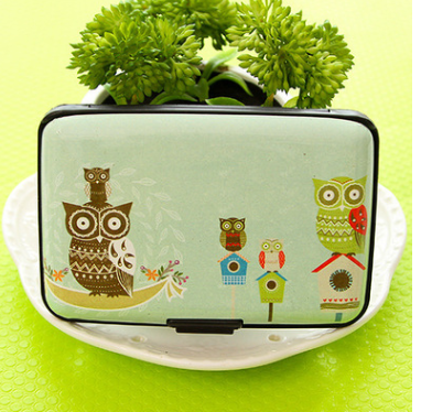 Owl organ card package ultra-thin cute women's multi-card card package bus bank card sets