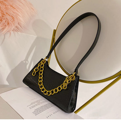 Cross-body portable chain bag