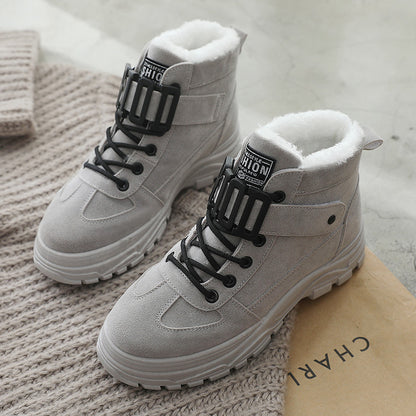 Thick warm cotton shoes
