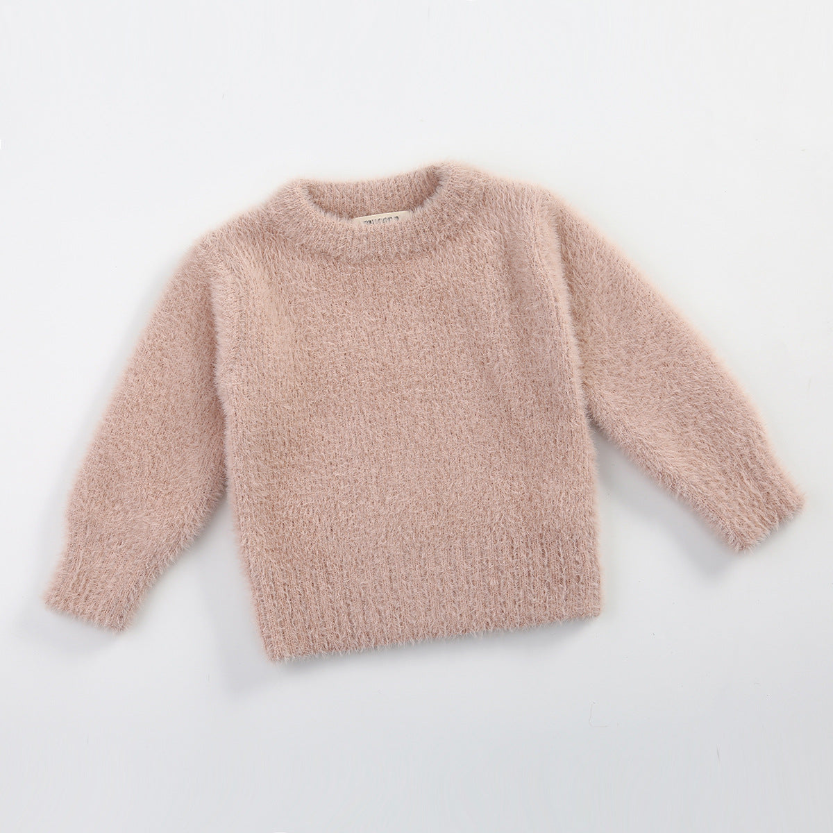 Imitation otter pullover sweater