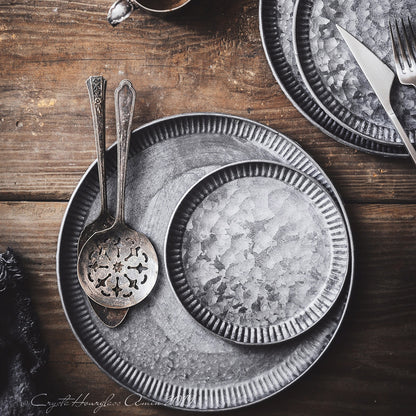 Nostalgic iron vintage plate