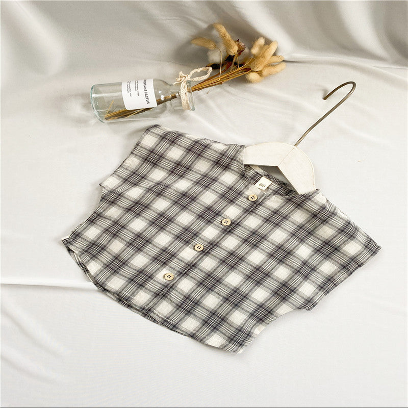 Children's cotton and linen shirt