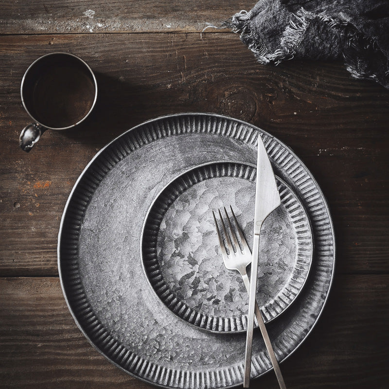 Nostalgic iron vintage plate