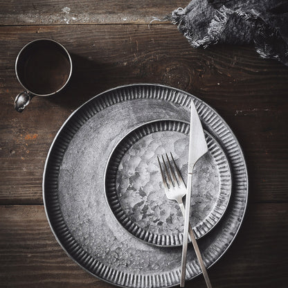 Nostalgic iron vintage plate