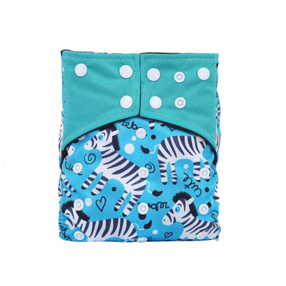 Baby Washable Bamboo Charcoal Cloth Diaper Pants Digital Printing