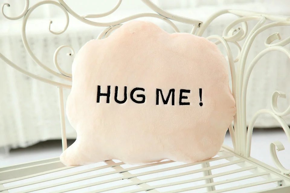 Creative dialog 4 color pillow