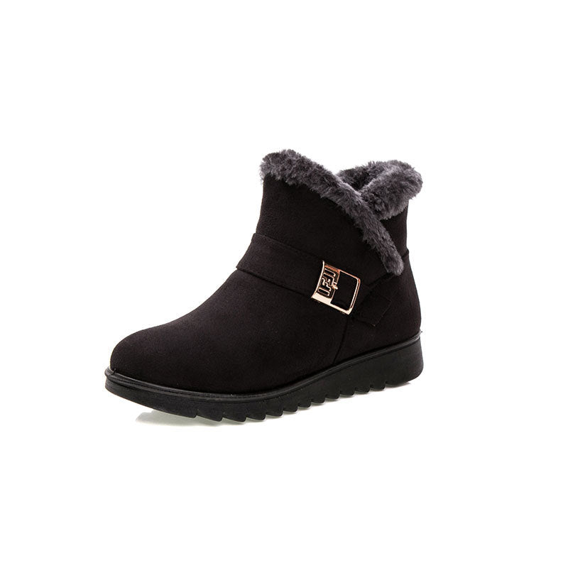 Plus size warm cotton boots